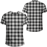 MacFarlane Black & White Tartan Plaid TShirt