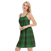 Fife District Tartan Plaid O-neck Cami Dress