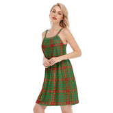 Fulton Tartan Plaid O-neck Cami Dress