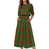 Fulton Tartan Plaid Women's Elastic Waist Dress