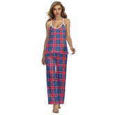 Graham of Menteith Red Tartan Plaid Cami Pajamas Sets