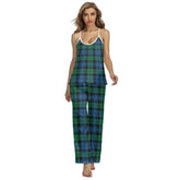 Blackwatch Ancient Tartan Plaid Cami Pajamas Sets