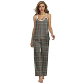Outlander Fraser Tartan Plaid Cami Pajamas Sets