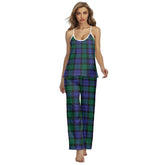 Blackwatch Modern Tartan Plaid Cami Pajamas Sets