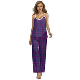 Pride of Glencoe Tartan Plaid Cami Pajamas Sets