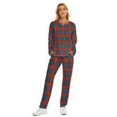 Fraser Ancient Tartan Plaid Women's Pajama Suit