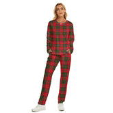Stewart of Appin Modern Tartan Plaid Women's Pajama Suit