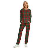 Stewart Atholl Modern Tartan Plaid Women's Pajama Suit