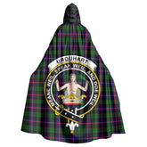 Urquhart Modern Tartan Crest Hooded Cloak