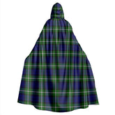 Forbes Modern Tartan Plaid Hooded Cloak