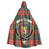 Stewart of Appin Ancient Tartan Crest Hooded Cloak