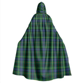 Stewart Hunting Modern Tartan Plaid Hooded Cloak