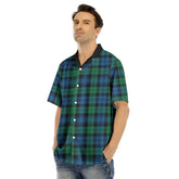 Blackwatch Ancient Tartan Plaid Hawaii Shirt