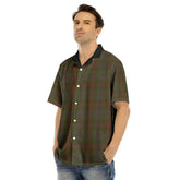 Gray Tartan Plaid Hawaii Shirt