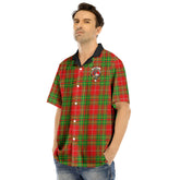 Burnett Ancient Tartan Crest Hawaii Shirt