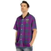 Wardlaw Modern Tartan Crest Hawaii Shirt