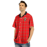 Burnett Modern Tartan Crest Hawaii Shirt