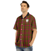 Skene Modern Tartan Crest Hawaii Shirt