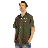 Gray Tartan Crest Hawaii Shirt