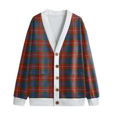 Fraser Ancient Tartan Plaid Knitted Fleece Cardigan