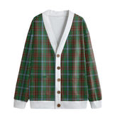 Gayre Tartan Plaid Knitted Fleece Cardigan