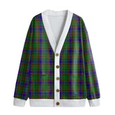 Adam Tartan Plaid Knitted Fleece Cardigan