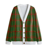 Fulton Tartan Plaid Knitted Fleece Cardigan