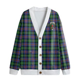 Logan Ancient Tartan Crest Knitted Fleece Cardigan
