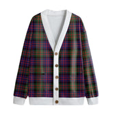 MacDonald Modern Tartan Plaid Knitted Fleece Cardigan