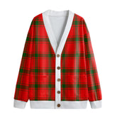 MacDonald of Sleat Tartan Plaid Knitted Fleece Cardigan
