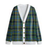 Gillies Ancient Tartan Plaid Knitted Fleece Cardigan