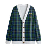 Forbes Ancient Tartan Crest Knitted Fleece Cardigan