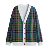 Logan Ancient Tartan Plaid Knitted Fleece Cardigan