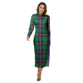 Young Modern Tartan Crest Women's Hip Dress