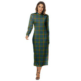 Aiton Tartan Plaid Women's Hip Dress