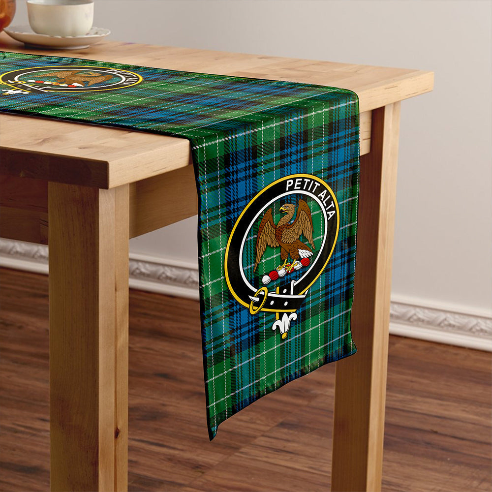 Abercrombie Ancient Tartan Crest Table Runner