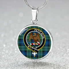 Abercrombie Ancient Tartan Crest Circle Necklace