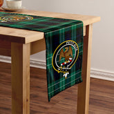 Abercrombie Modern Tartan Crest Table Runner