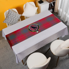 Abernethy Weathered Tartan Crest Table Runner