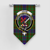 Adam Tartan Crest Gonfalon