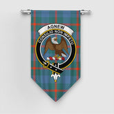 Agnew Ancient Tartan Crest Gonfalon