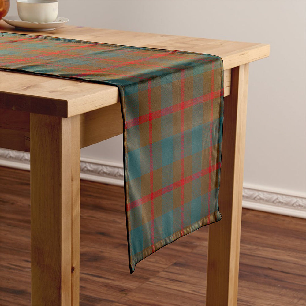 Agnew (MacAgnew) Weathered Tartan Crest Table Runner