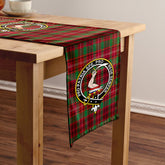 Ainslie Weathered Tartan Crest Table Runner