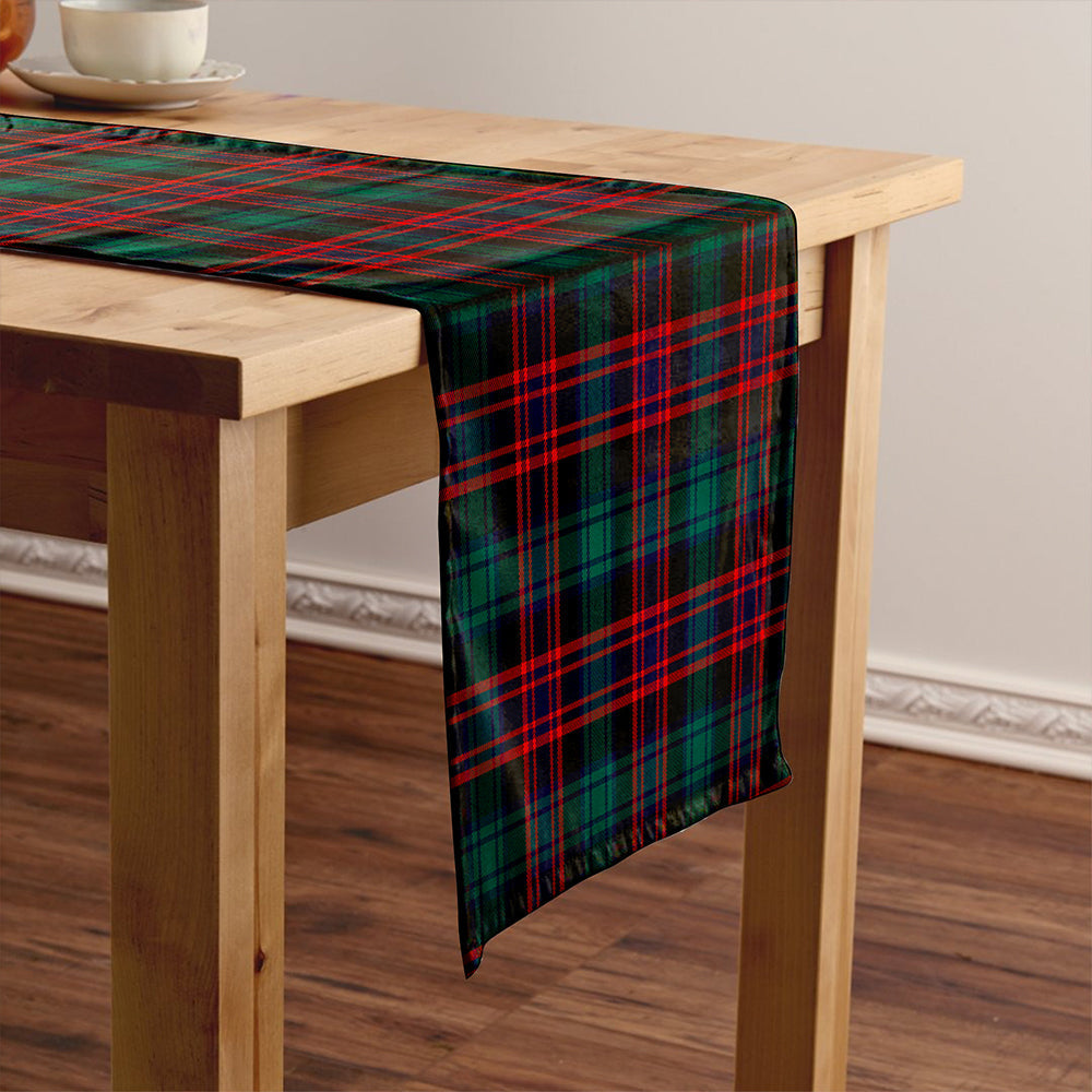 Alexander Hunting Modern Tartan Crest Table Runner