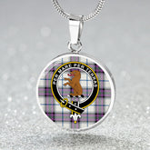 Alexander of Menstry Dress Ancient Tartan Crest Circle Necklace