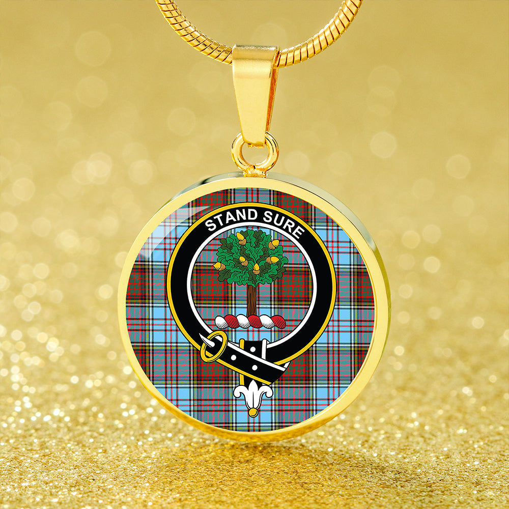 Anderson Ancient Tartan Crest Circle Necklace