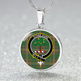 Anderson Green Ancient Tartan Crest Circle Necklace