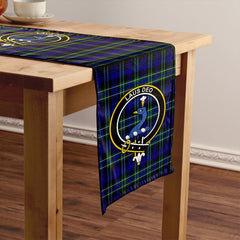 Arbuthnot Modern Tartan Crest Table Runner