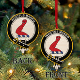 Armstrong Tartan Crest Wood Acrylic Ornament