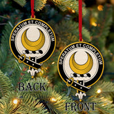 Arnott Tartan Crest Wood Acrylic Ornament